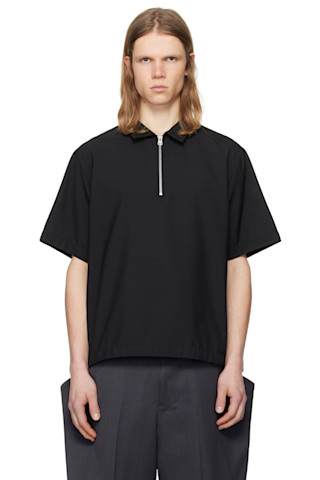Sacai S Pique Polo Shirt ポロシャツ22-05980 Sacai - S ピケ ポロシャツ | HBX - ハイプビースト(Hypebeast