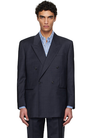 laubeblanc Double breasted Blazer/ネイビー laubeblanc Double breasted Blazer/ネイビー