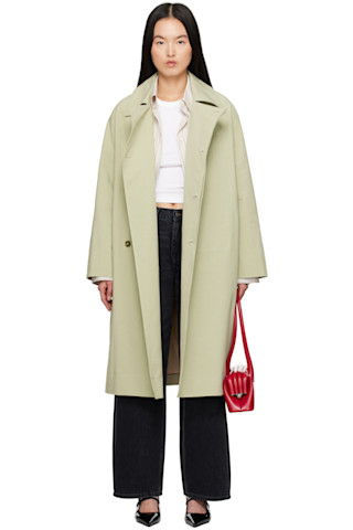 【Loulouseoul】25ss Megan Trench Coat Megan Twill Trench Coat | GUESS Factory Ca