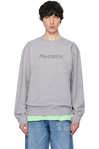 XLサイズ JW Anderson　走れハニー　コラボスウェット　ライトグレー Yahoo!オークション - 【新品】JW ANDERSON 80年代韓国アニメ