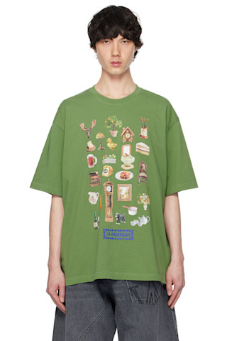 JW ANDERSON リンゴの木 Tシャツ M ベージュ JW ANDERSON - OVERSIZE T-SHIRT / オーバーサイズ Tシャツ