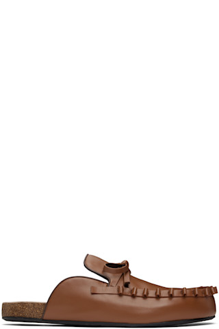 【関税込み】JW Anderson タン ラッフル スリッポン JW Andersonのタン ラッフル スリッポンがセール中