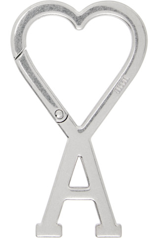 AMI Paris★ゴールド Ami de Coeur フック キーチェーン AMI Parisのシルバー Ami de Coeur フック キーチェーンがセール中