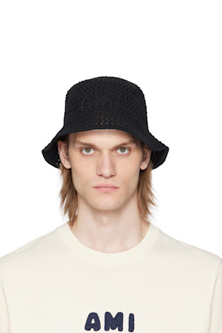 ami paris バケットハット 黒 保存袋付き 楽天市場】AMI PARIS アミパリス バケットハット UHA246.AW0041