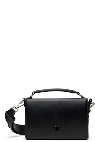 AMI PARIS【関税込み＊送料無料】Ami de Coeur Lunch Box バッグ AMI Paris Ami De Coeur Lunch Box Bag | Black | FARFETCH