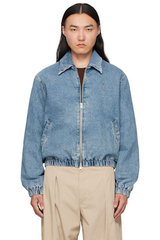 Amity Jacket - Blue Stripe Denim