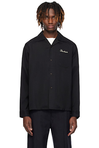 visvim: Black Keesey SP L/S Shirt | SSENSE visvim: Black Keesey SP L/S Shirt | SSENSE