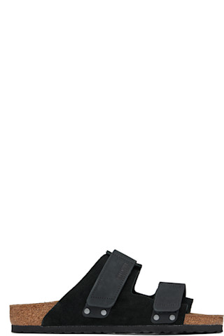 Birkenstock: Black Regular Uji Sandals | SSENSE display picture 1