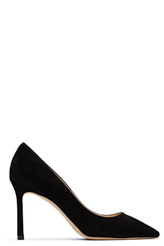Jimmy Choo: ブラック Romy 85 ヒール | SSENSE 日本 Jimmy Choo: ブラック Romy 85 ヒール | SSENSE 日本