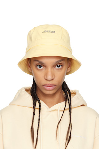 【関税込み】JACQUEMUS イエロー The Artichaut バケットハット JACQUEMUS: イエロー The Gadjo バケットハット | SSENSE 日本