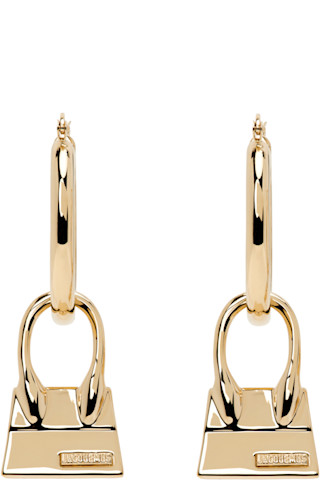【関税&送料込み】Jacquemus Les Creoles Tourni Earrings Gold 'Les creoles Chiquito' Earrings by JACQUEMUS on Sale