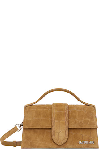 Tan La Croisière 'The large Bambino' Bag by JACQUEMUS on Sale