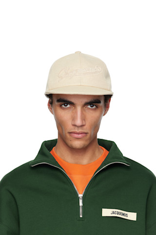 JACQUEMUS: Off-White 'The Baseball' Cap | SSENSE