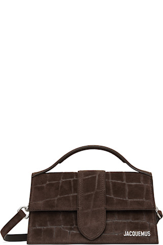 JACQUEMUS ブラウン 'The Bambino' バッグ JACQUEMUS: Brown 'The large Bambino' Bag | SSENSE Canada