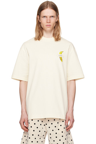 JACQUEMUS ホワイト 半袖Tシャツ JACQUEMUS ホワイト 半袖Tシャツ