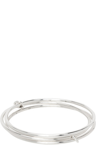 Silver Lumin Bangle Bracelet