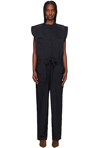 オールインワン・サロペット ISABEL MARANT ETOILE JUMPSUIT (CB0085FAC1I01E) Black Suzie Jumpsuit by Isabel Marant Etoile on Sale