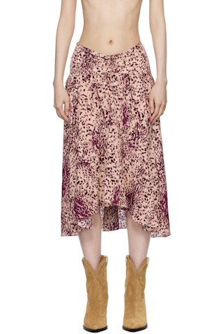 【関税込み】Isabel Marant パープル Olena ミディアムスカート Isabel Marantのパープル Olena ミディアムスカートがセール中