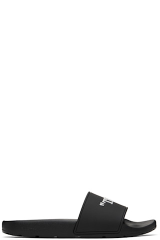 【関税込み】Off-White ブラック 'This That' プールスライド Black 'This That' Pool Slides by Off-White on Sale