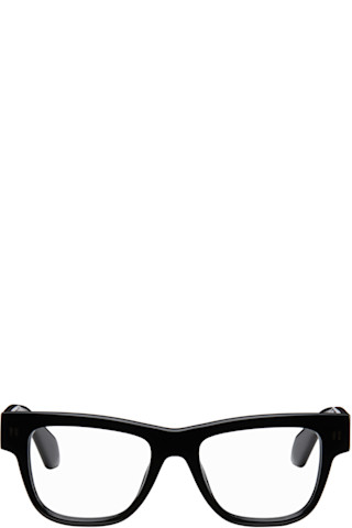 【関税込み】Off-White ブラック Style 82 メガネ Black Style 7w Glasses by Off-White on Sale