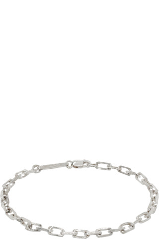 【関税込み】Pearls Before Swine シルバー Akth ブレスレット Pearls Before Swine: Silver Akth Bracelet | SSENSE 日本