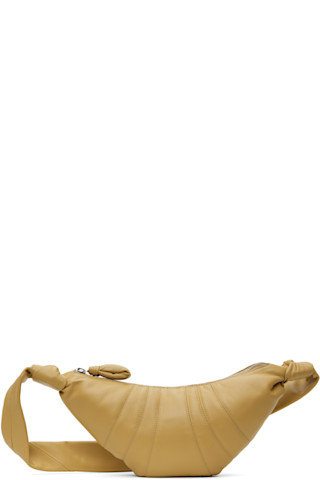 【関税込み】LEMAIRE イエロー スモール Croissant バッグ Yellow Small Croissant Bag by LEMAIRE on Sale