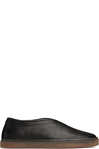 【関税込み】LEMAIRE ブラック Linoleum Piped スリッポン LEMAIRE - 美品 ルメール LEMAIRE スリッポン レザーシューズ