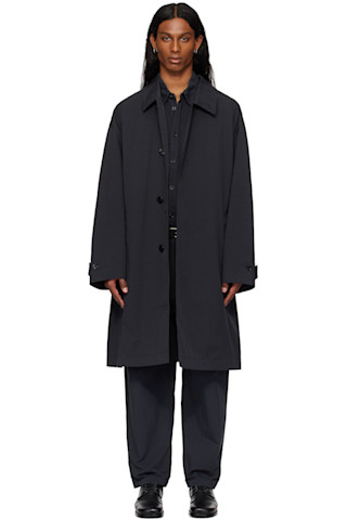 LEMAIRE: Gray Car Coat | SSENSE