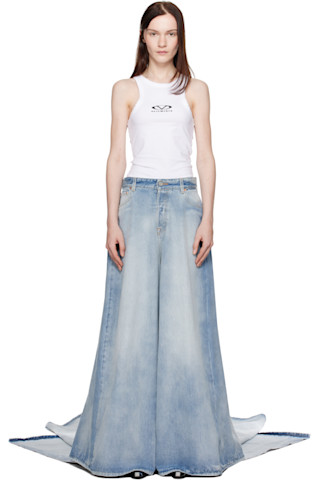【関税込み】VETEMENTS ブルー Red Carpet ジーンズ VETEMENTSのブルー Red Carpet ジーンズがセール中