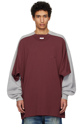 【VETEMENTS】Runway Merged T-shirtsスウェットシャツ 251669M204000_1.jpg