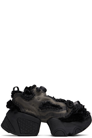 Noir Kei Ninomiya: Black Reebok Edition Fully Fully Sneakers Noir Kei Ninomiya: Black Reebok Edition Fully Fully Sneakers