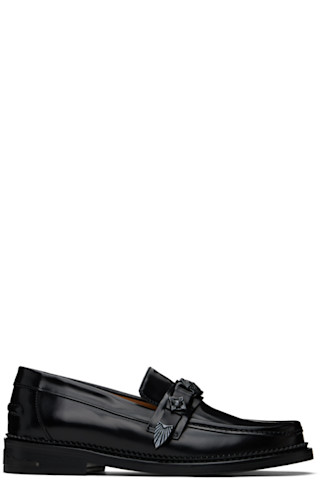 Toga VirilisのSSENSE 日本限定 ブラック ローファーがセール中