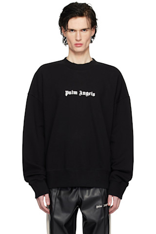 Palm Angels - Black Classic Logo Sweatshirt - トップス