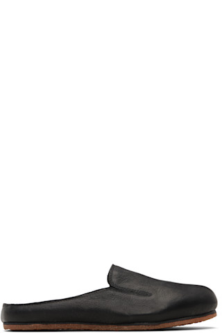 【関税込み】Guidi ブラック 4891P スリッポン Guidi: ブラック 4891P スリッポン | SSENSE 日本