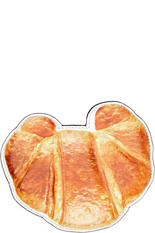 【関税込み】Moschino ベージュ Croissant カードケース Beige Croissant Card Holder by Moschino on Sale