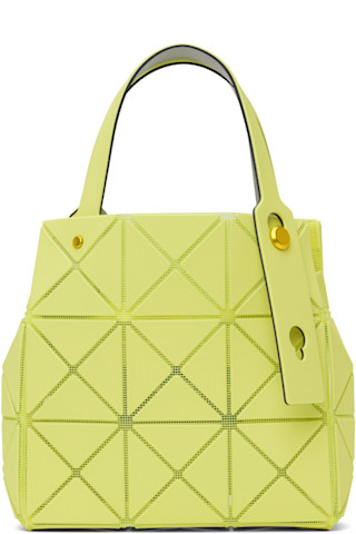 BAO BAO ISSEY MIYAKE: Yellow Carat Small Bag | SSENSE