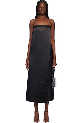 【関税込み】GIA STUDIOS ブラック Dove マキシドレス Black Dove Maxi Dress by GIA STUDIOS on Sale