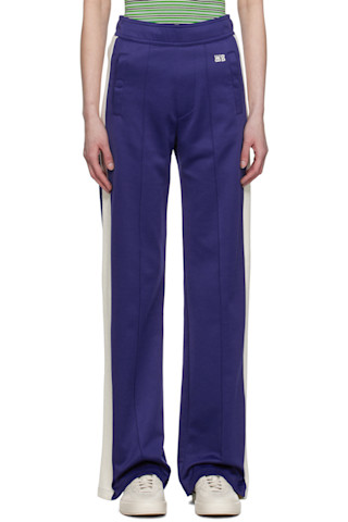 Wales Bonner: Blue Mantra Track Pants | SSENSE