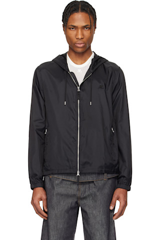 な*;様 courrèges ブラック ウィンドブレーカー 251783M180008_1.jpg