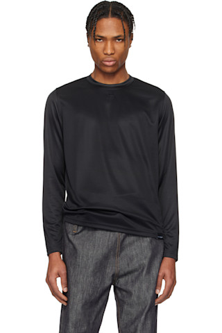 【関税込み】Courreges ブラック Football ジャージ Tシャツ Courrègesのブラック Football ジャージ Tシャツがセール中