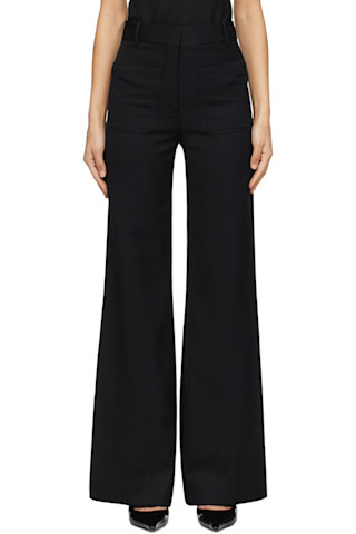 【関税込み】Victoria Beckham ブラック Alina テーラードパンツ Victoria Beckhamのブラック Alina テーラードパンツがセール中
