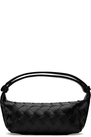 送料関税込★BOTTEGA VENETA★Wallace ハンドバッグ★ブラック Bottega Veneta: Black EW Wallace Bag | SSENSE