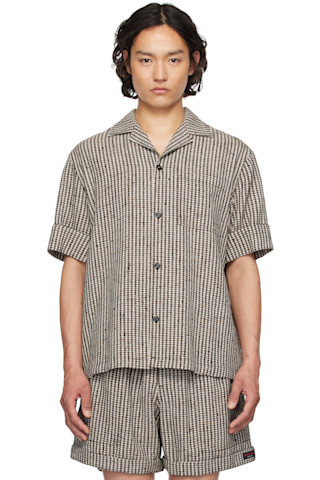 トップス Coherence VENON-D (Brown check, size S) 251798M192007_1.jpg