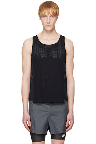 Over Racing Tank Black Race Tank Top by OVER OVER on Sale