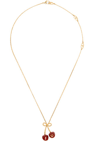 【関税込み】Valentino Garavani 'Chez Valentino' ネックレス Valentino Garavani: 'Chez Valentino' Necklace | SSENSE