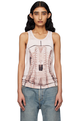 Gaultier インポートタンクトップ L ソフトチュール｜ファッション
