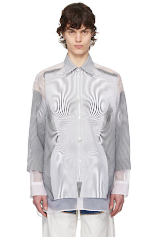 【デッドストック】Jean Paul Gaultier ペイントシャツ デッドストック】Jean Paul Gaultier ペイントシャツ