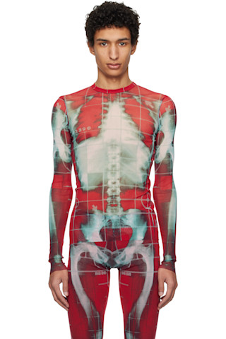 【蚊】最高級⭐️美品　JPG by Gaultier Jean Paul Gaultier: SSENSE Exclusive Red & Blue 'The