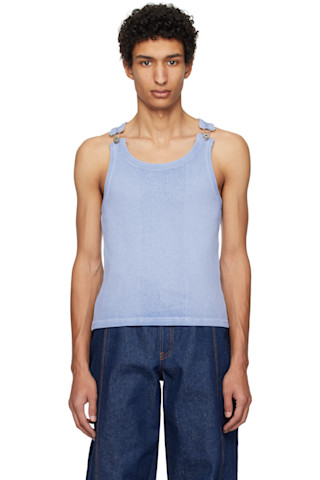 【関税込み】Jean Paul Gaultier ブルー 'The Water' トップス Jean Paul Gaultier - Jean Paul Gaultier | The Water Top