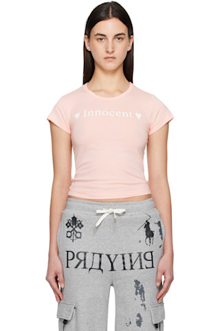 【関税込み】Praying ピンク Innocent ベビーTシャツ 251810F110006_1.jpg